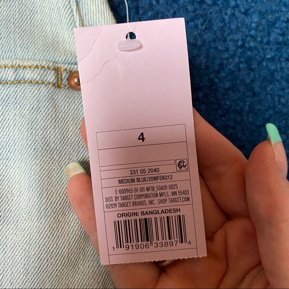 NWT Wild Fable Women's High-Rise Denim Mini Skirt - Picture 4 of 6